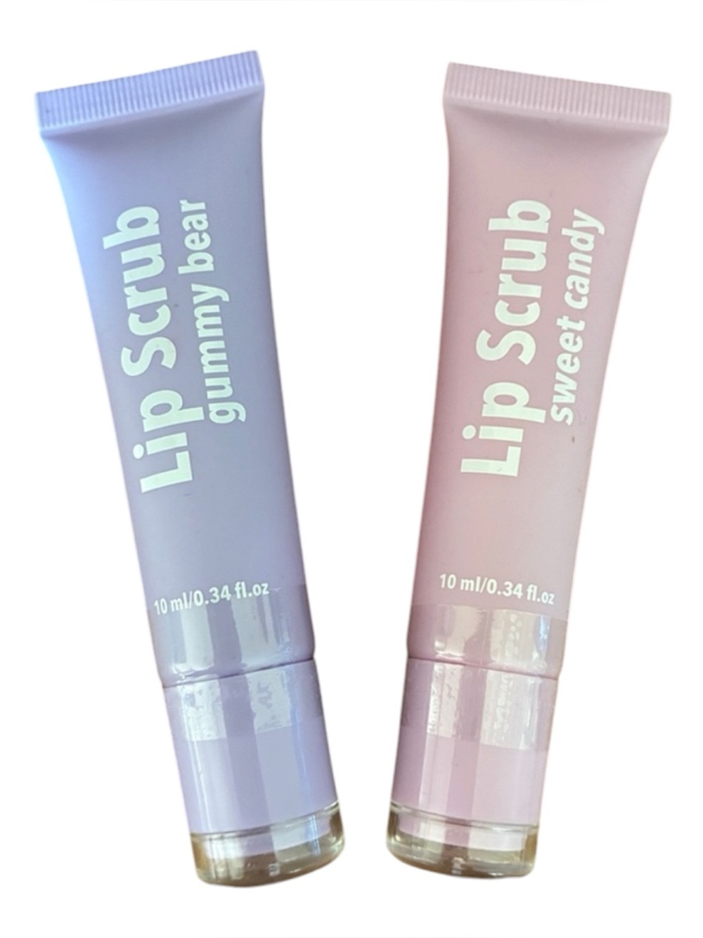 Lip Scrub Duo - Gummy Bear (Lavender) & Sweet Candy (Pink)
